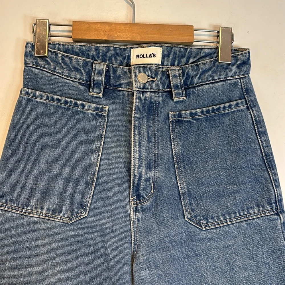 ROLLA'S High Rise Blue Jeans - Picture 4 of 15